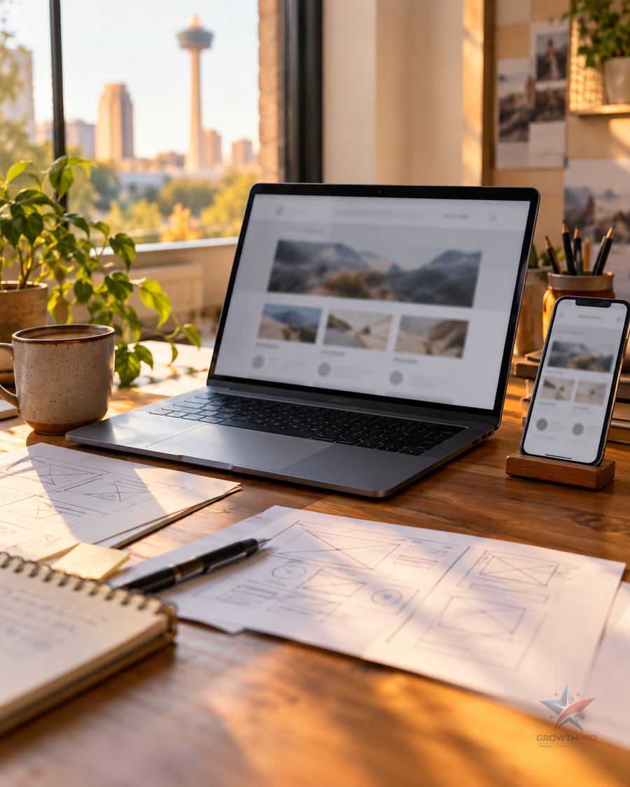 Diseño web para computadora y celular